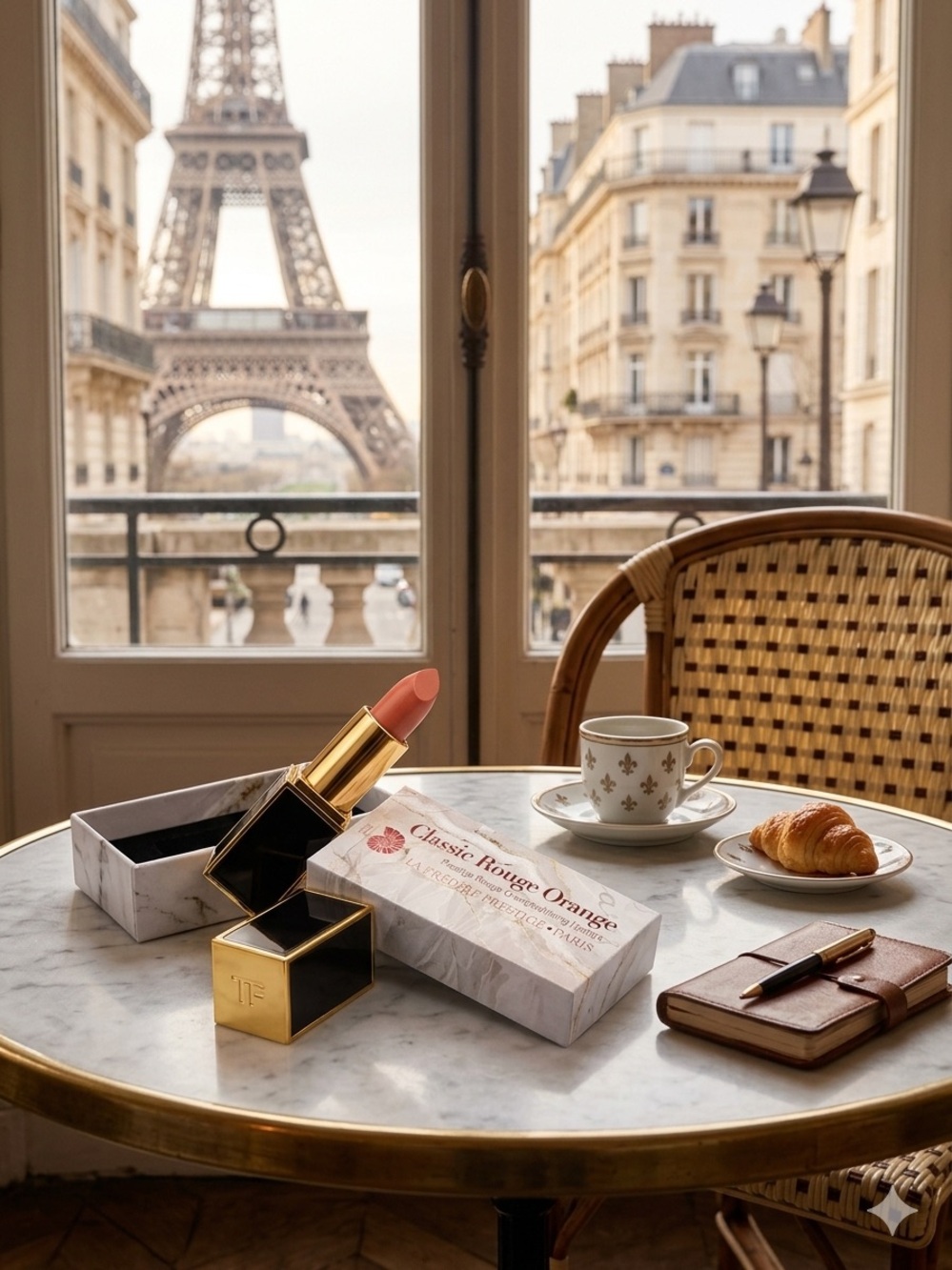 Predire classic orange rouge lipstick